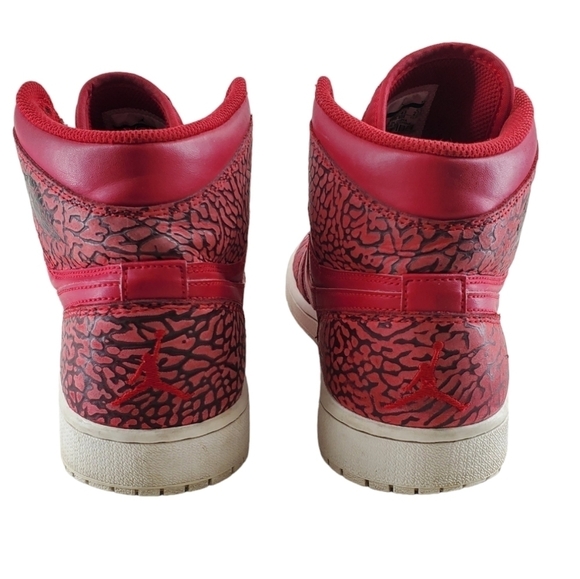 Nike Air Retro 1 Shoes High Red Elephant Mens 9.5 Basketball Sneakers 839115-600 main image 10